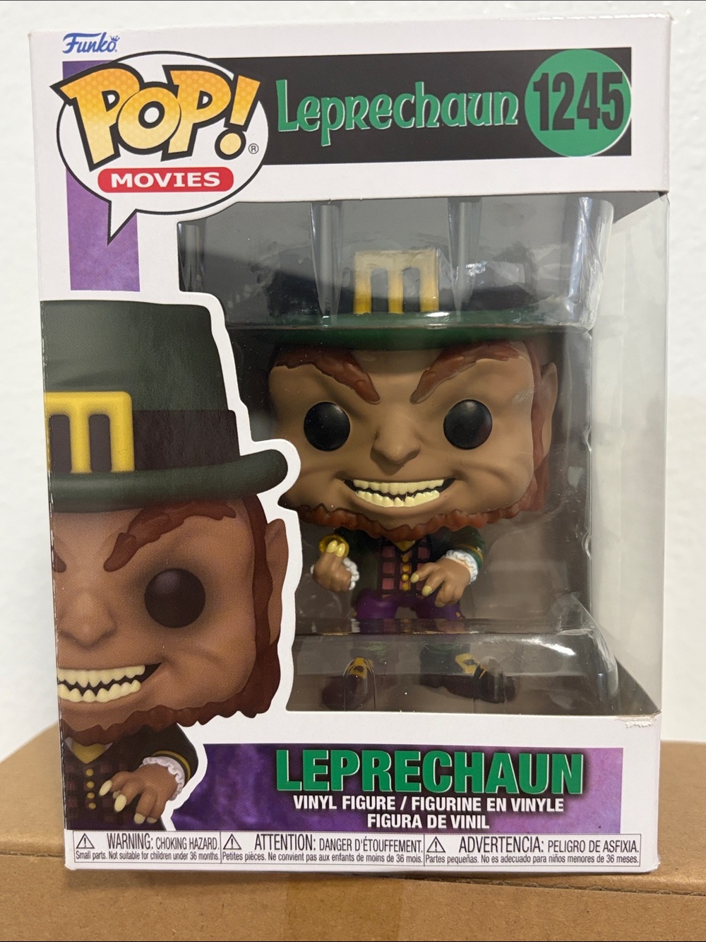Funko Pop! Leprechaun Vinyl Figure - Green, Purple, Brown, Yellow